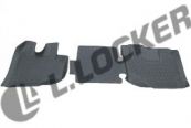 Ковры салона полиуретановые передние 3D Mitsubishi Fuso Canter (2010) L.Locker L.Locker